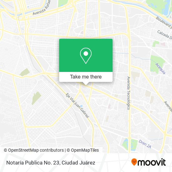 Notaría Publica No. 23 map