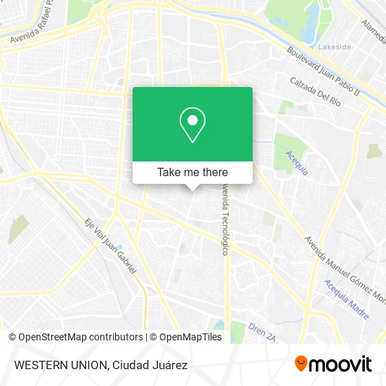 Mapa de WESTERN UNION