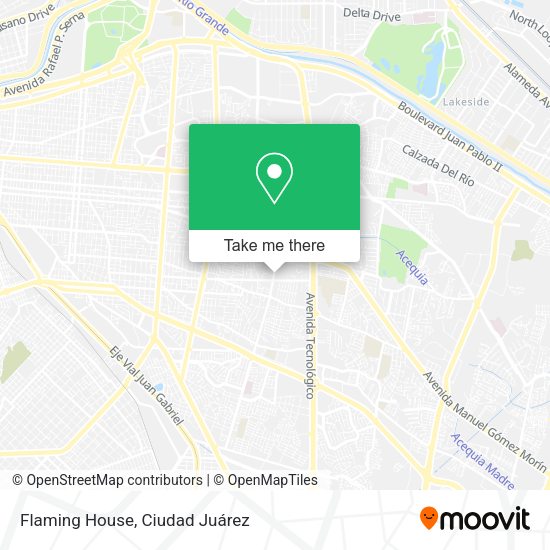 Flaming House map