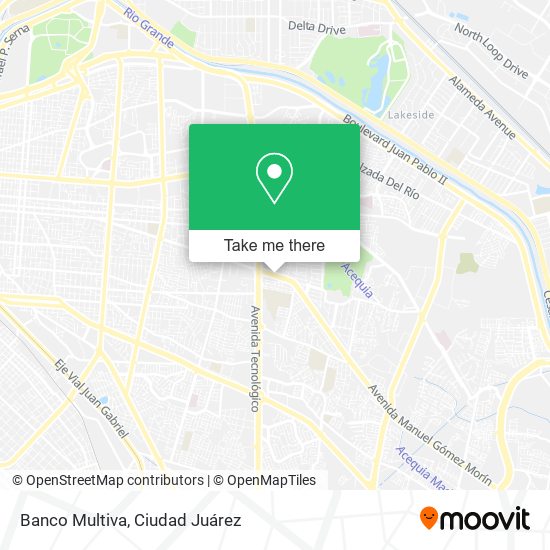 Banco Multiva map