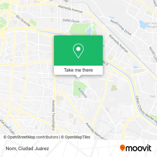 Mapa de Nom
