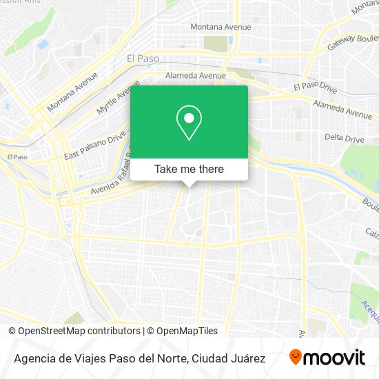 Agencia de Viajes Paso del Norte map