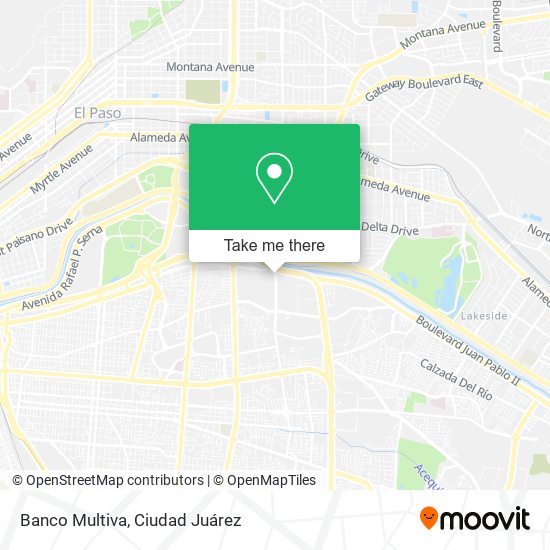 Mapa de Banco Multiva