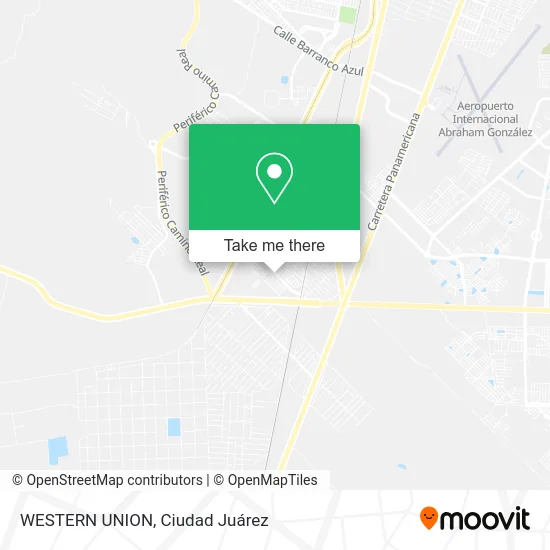 WESTERN UNION map