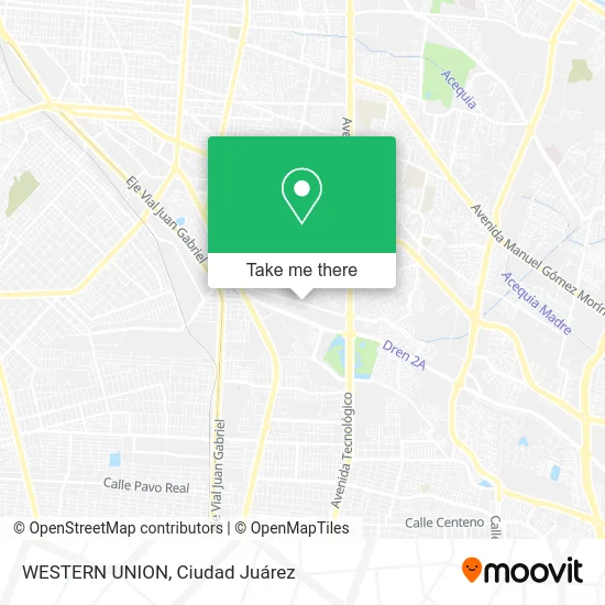 WESTERN UNION map