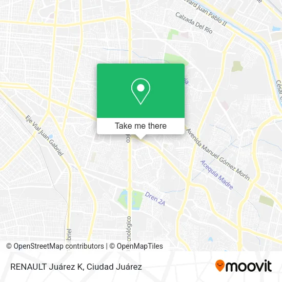 Mapa de RENAULT Juárez K