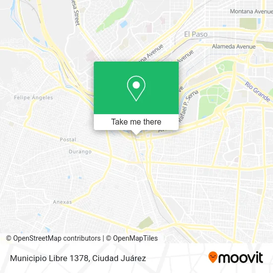 Mapa de Municipio Libre 1378