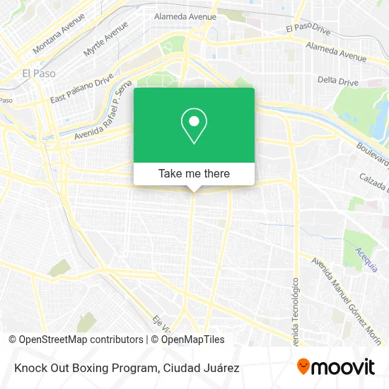Knock Out Boxing Program map