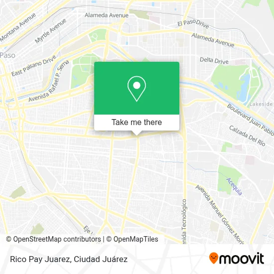 Rico Pay Juarez map