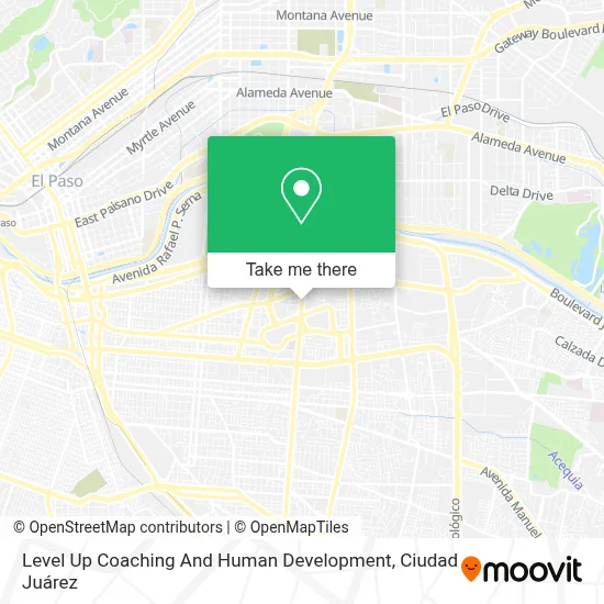 Level Up Coaching And Human Development map