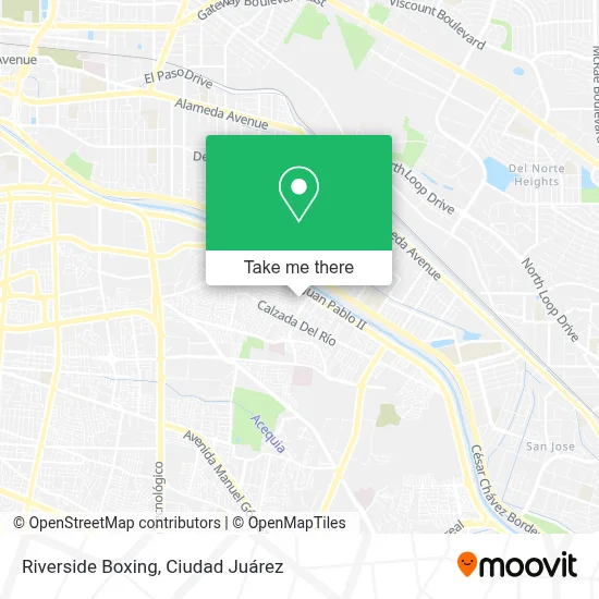 Riverside Boxing map