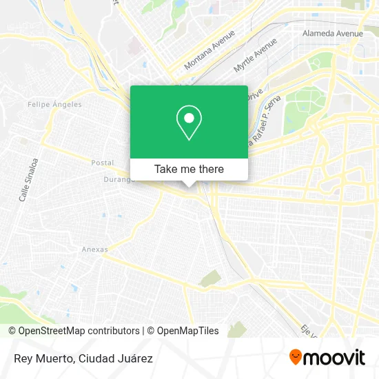 Rey Muerto map
