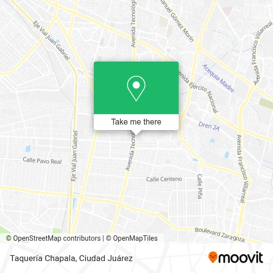 Taquería Chapala map