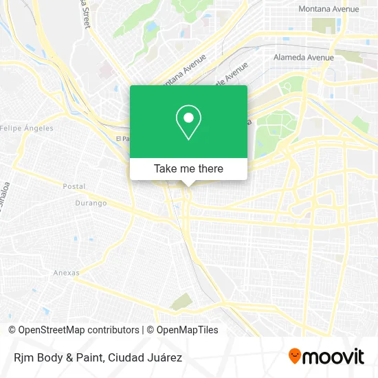 Rjm Body & Paint map