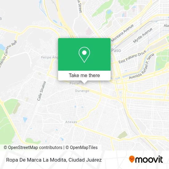 Ropa De Marca La Modita map