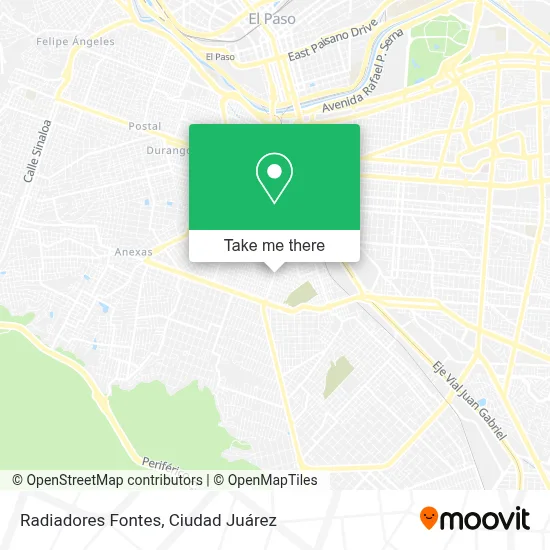 Radiadores Fontes map