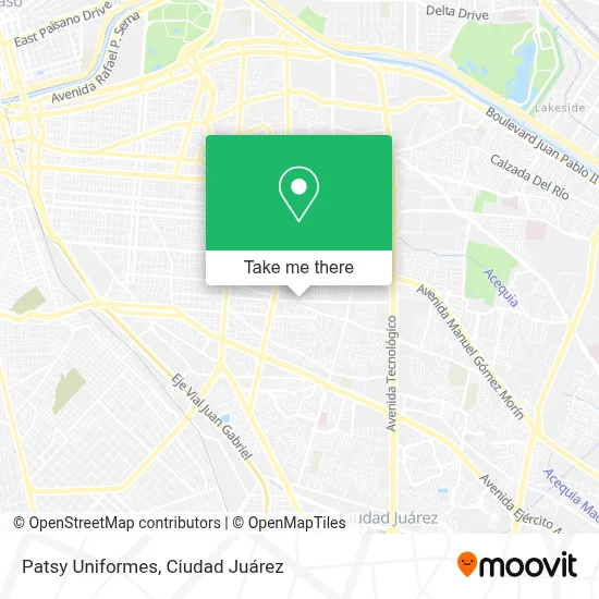 Patsy Uniformes map