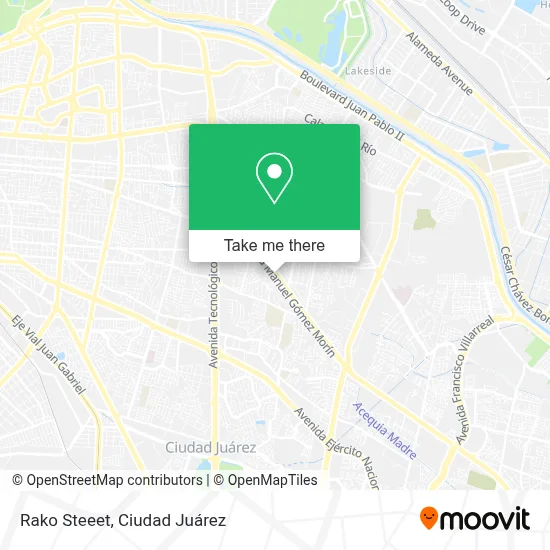 Rako Steeet map