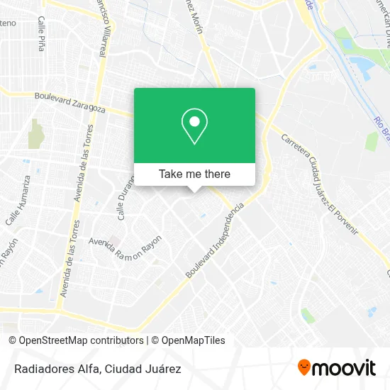 Radiadores Alfa map