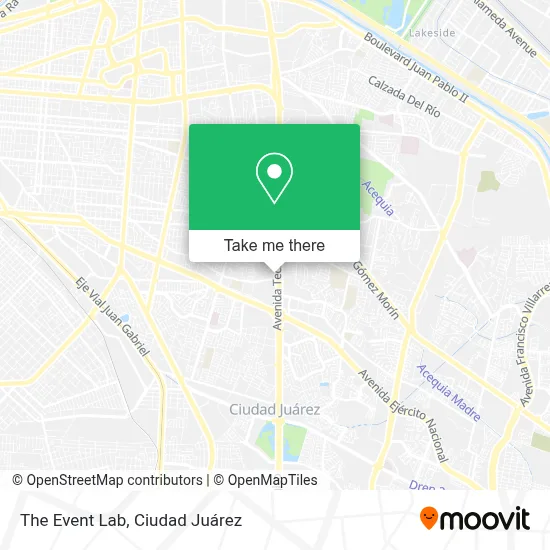 The Event Lab map