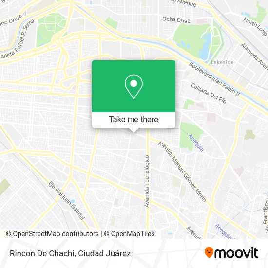 Rincon De Chachi map