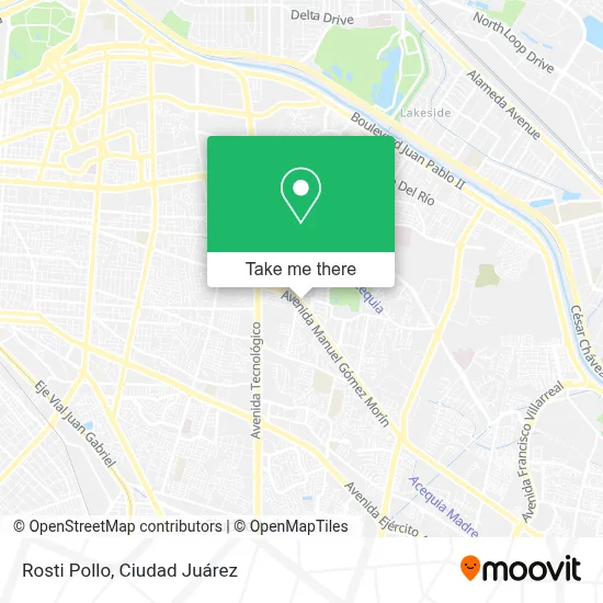 Rosti Pollo map