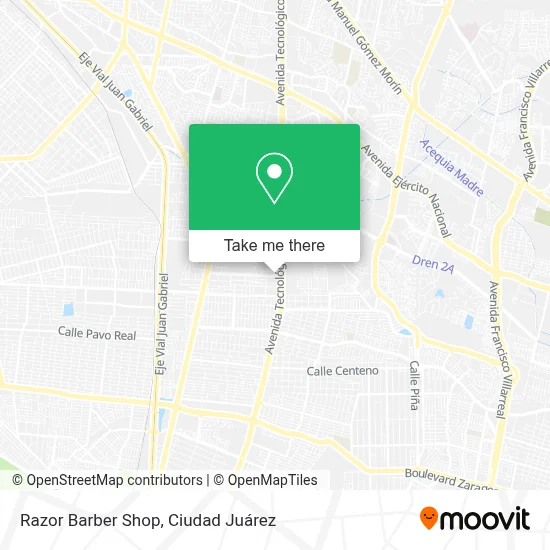 Razor Barber Shop map