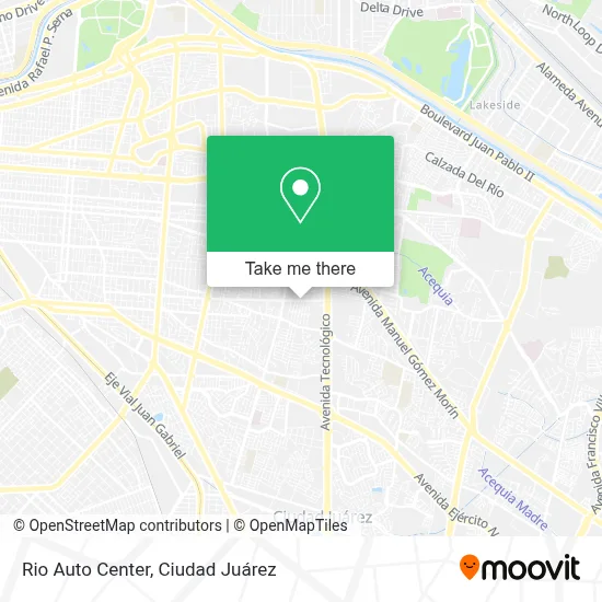 Rio Auto Center map