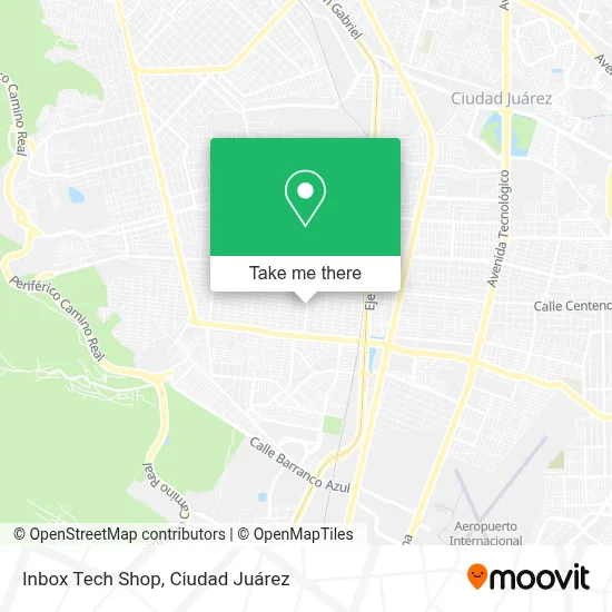 Inbox Tech Shop map
