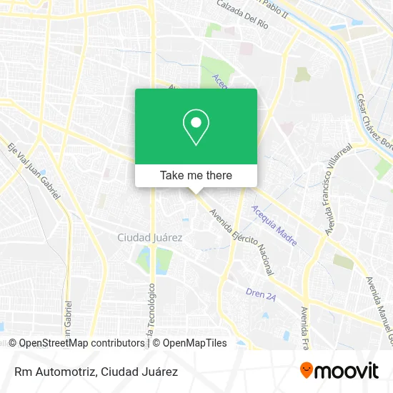 Rm Automotriz map