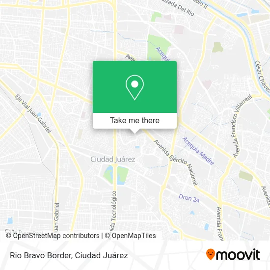 Rio Bravo Border map