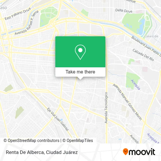 Renta De Alberca map