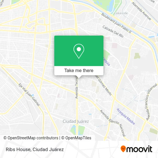 Ribs House map