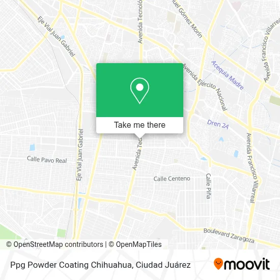 Ppg Powder Coating Chihuahua map
