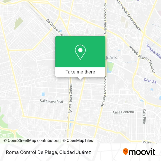 Roma Control De Plaga map