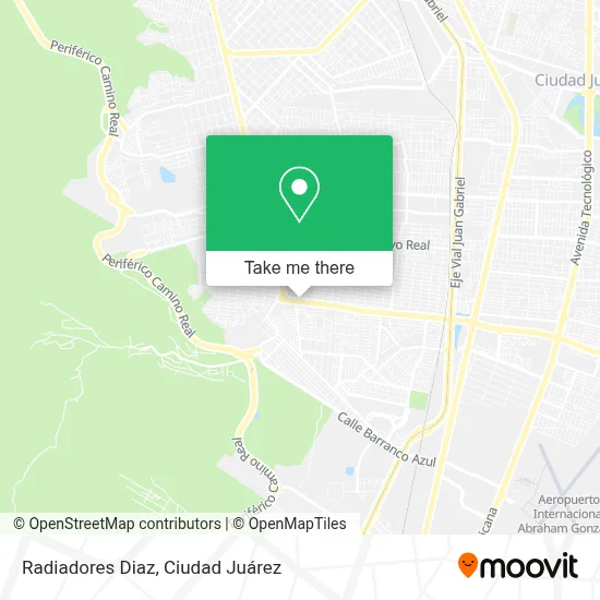 Radiadores Diaz map