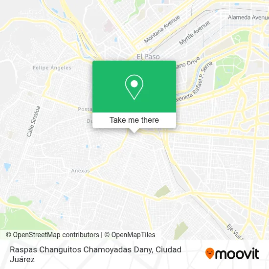 Raspas Changuitos Chamoyadas Dany map
