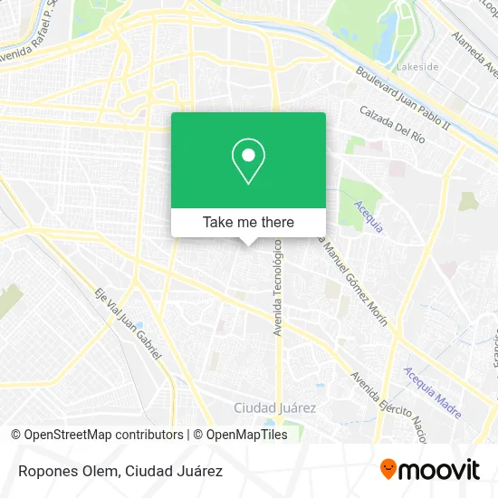Ropones Olem map