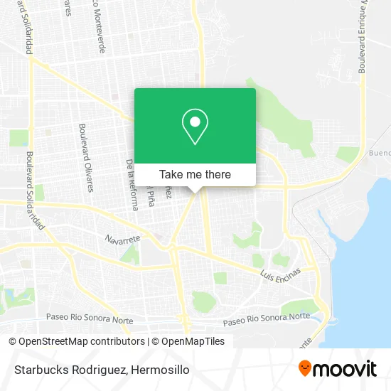 Mapa de Starbucks Rodriguez