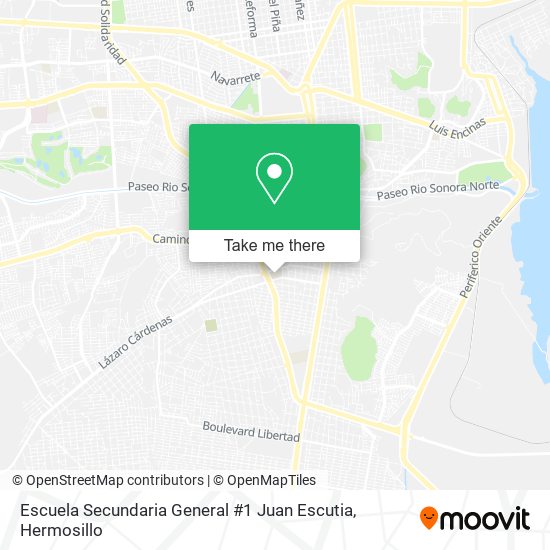 Escuela Secundaria General #1 Juan Escutia map