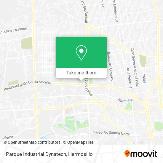 Parque Industrial Dynatech map