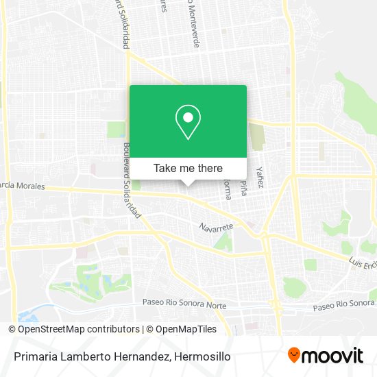 Mapa de Primaria Lamberto Hernandez