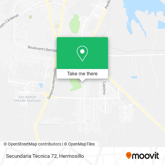 Secundaria Técnica 72 map