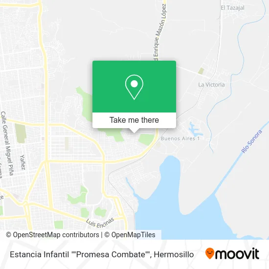 Estancia Infantil ""Promesa Combate"" map