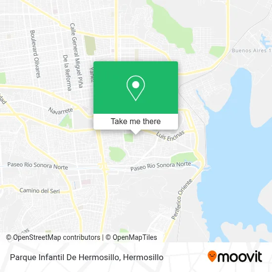 Parque Infantil De Hermosillo map