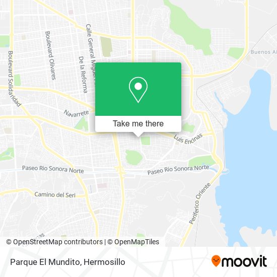 Mapa de Parque El Mundito