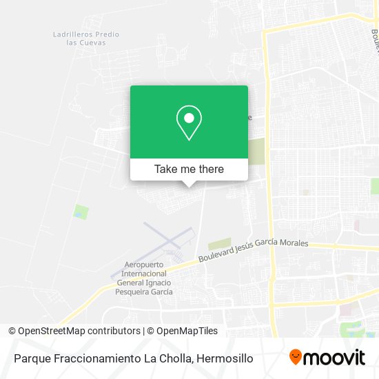Mapa de Parque Fraccionamiento La Cholla