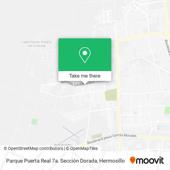 Parque Puerta Real 7a. Sección Dorada map