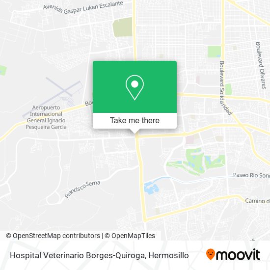 Mapa de Hospital Veterinario Borges-Quiroga