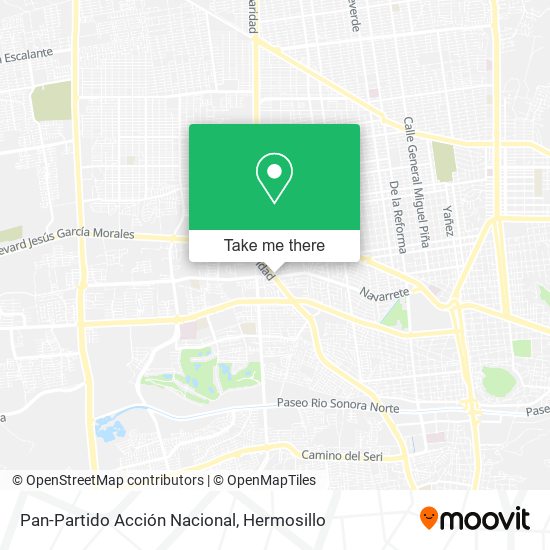 Pan-Partido Acción Nacional map